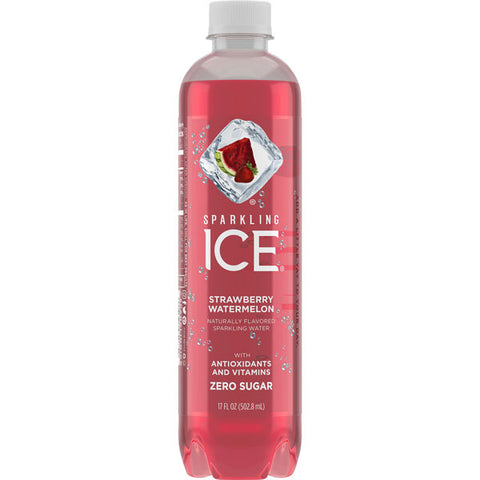 Sparkling Ice Water, Strawberry Watermelon, 17 Fl Oz