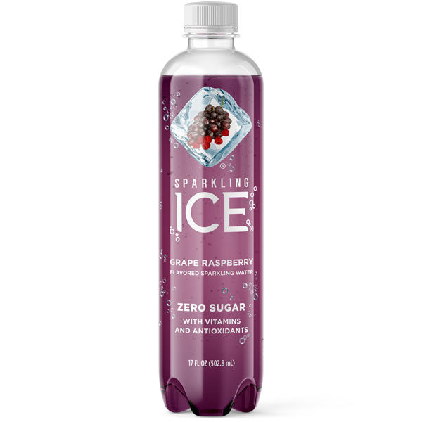 Sparkling Ice Sparkling Water, Grape Raspberry, 17 Fl Oz