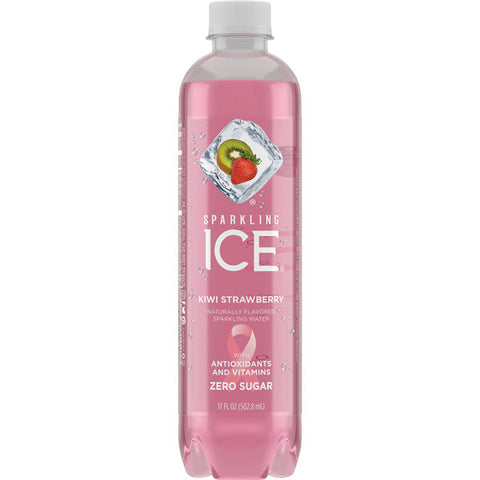 Sparkling Ice Sparkling Water, Kiwi Strawberry, 17 Fl Oz