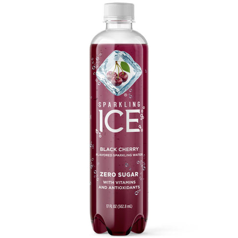 Sparkling Ice Water, Black Cherry, 17 Fl Oz