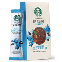 Starbucks VIA Instant Sweetened Iced Coffee, 6 Count - Water Butlers