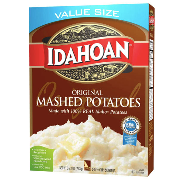 Idahoan Original Mashed Potatoes, Value Size 26.2 oz - Water Butlers