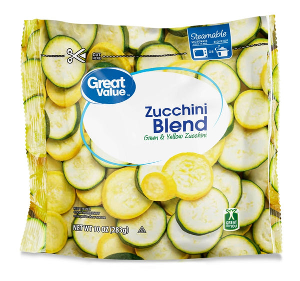 Great Value Steamable Zucchini Blend, 10 oz