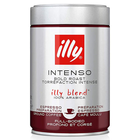 illy Ground Drip Intenso Dark Roast Coffee, 8.8 Oz