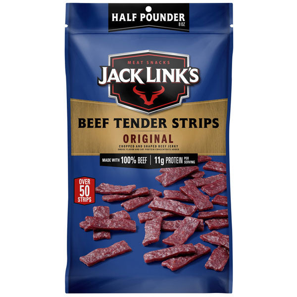 Jack Link's Tender Strips Original Beef Jerky, 8 oz