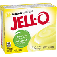 Jell-O Lemon Instant Pudding Mix, 3.4 oz