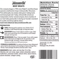 Johnsonville Smoked Beef Bratwurst, 12 oz - Water Butlers