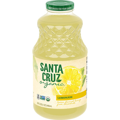 Santa Cruz Organic Lemonade, 32 Oz