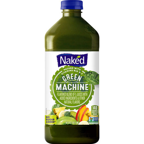 Naked Juice Boosted Smoothie, Green Machine, 64 oz