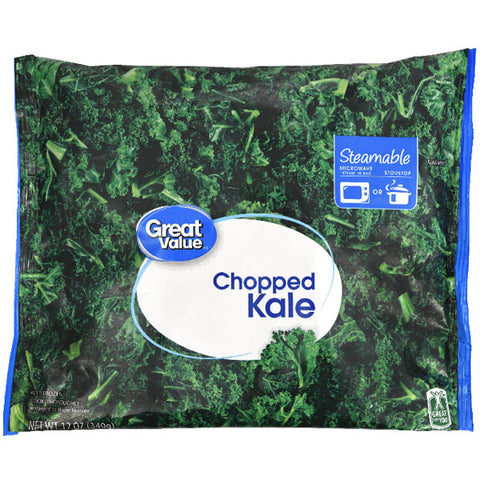 Great Value Frozen Chopped Kale, 12 oz - Water Butlers