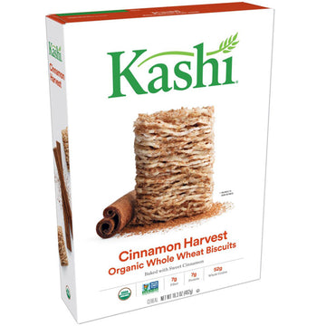 Kashi Cinnamon Harvest, Organic Cinnamon Harvest Breakfast Cereal, 16.3 oz.