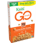Kashi GO Breakfast Cereal, Excellent Source of Fiber, Peanut Butter Crunch, Value Size, 21 oz