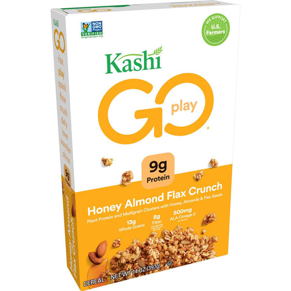 Kashi Go Almond Flax Crunch Breakfast Cereal, 14 oz