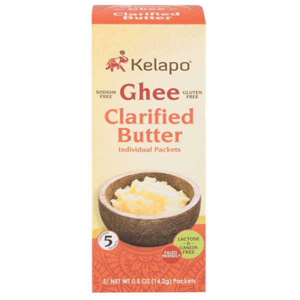 Kelapo Ghee Clarified Butter, 5 Packets, 0.5 oz - Water Butlers