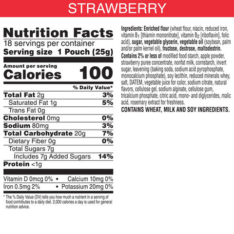 Kellogg's Special K, Pastry Crisps, Strawberry, Value Pack, 15.84 Oz, 36 Ct