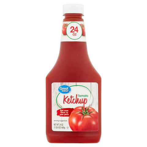 Great Value Tomato Ketchup, 24 oz