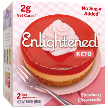 Enlightened Keto Strawberry Cheesecake, 5.6 oz
