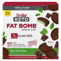 SlimFast Keto Fat Bomb Snack Cluster, Mint Chocolate, 14 Count