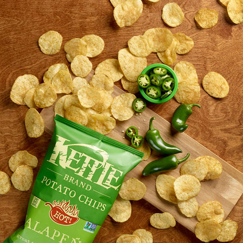 Kettle Brand Jalapeno Potato Chips, 8.5oz