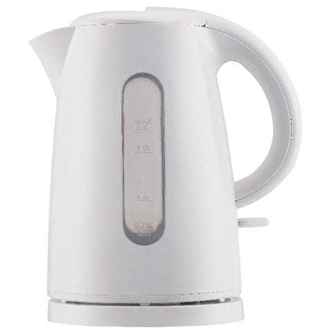 Mainstays 1.7-Liter Plastic Electric Kettle, White - Water Butlers