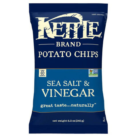 Kettle Brand Sea Salt And Vinegar Potato Chips, 7.5oz