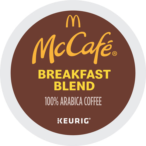 McCafe Breakfast Blend K Cup Coffee Keurig Pods, Light Roast, 24 Count