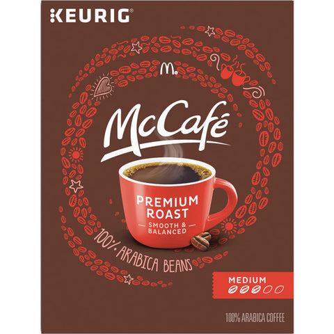 McCafe Premium Roast Medium Coffee K Cup Pods, 24 Count