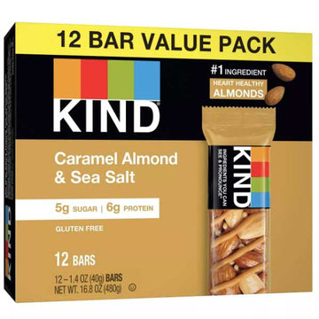 KIND Protein Bars, Caramel Almond & Sea Salt, 12 Ct