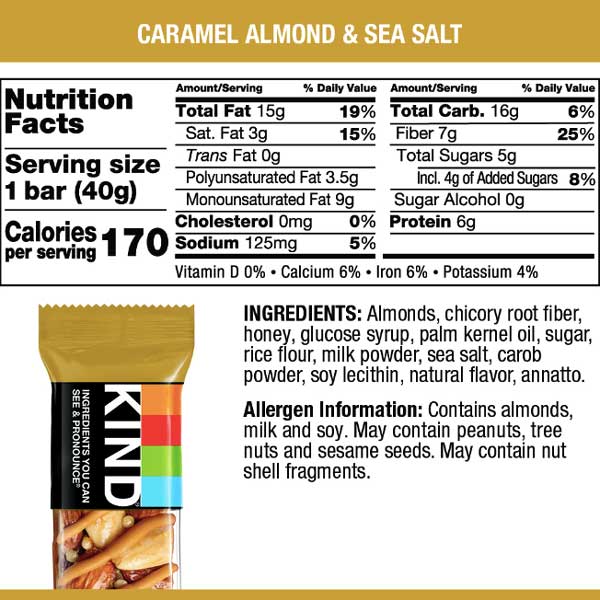 KIND Protein Bars, Caramel Almond & Sea Salt, 12 Ct - Water Butlers