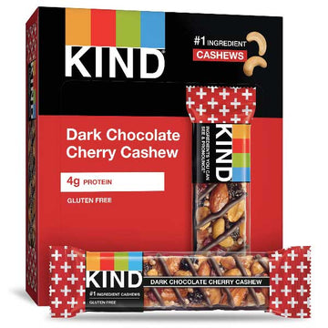 KIND Protein Bars, Dark Chocolate Cherry Cashew, 12 Ct