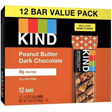 KIND Protein Bars, Peanut Butter Dark Chocolate, 12 Ct