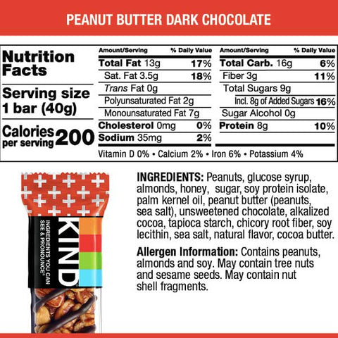 KIND Protein Bars, Peanut Butter Dark Chocolate, 12 Ct - Water Butlers