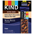KIND Bars, Extra Dark Chocolate Nuts & Sea Salt, 6 Count
