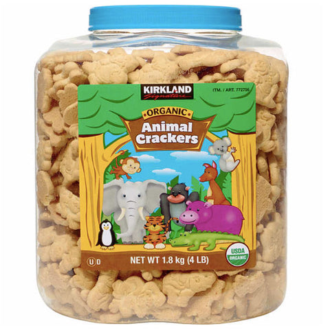 Kirkland Signature Organic Animal Crackers, 4 lbs