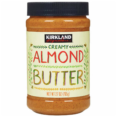 Kirkland Signature Creamy Almond Butter, 27 oz