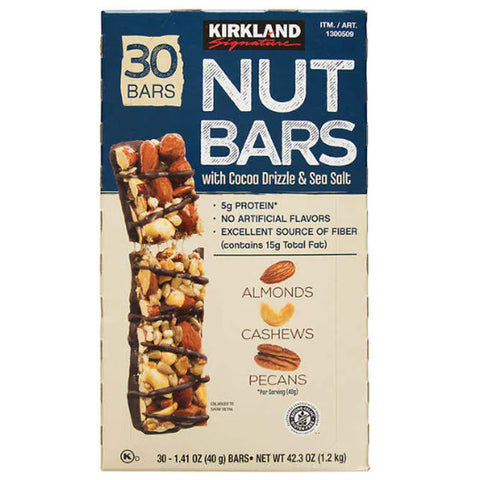 Kirkland Signature Nut Bars, 1.41 oz, 30 Count