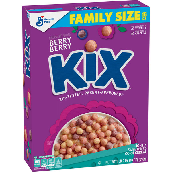 Honey Kix Breakfast Cereal, Crispy Corn Puffs Cereal, 12 oz