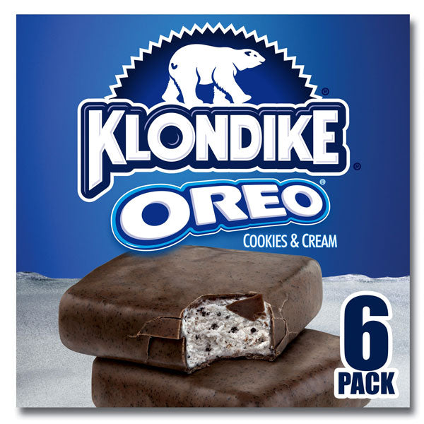 Klondike Ice Cream Bars Oreo, 6 Count