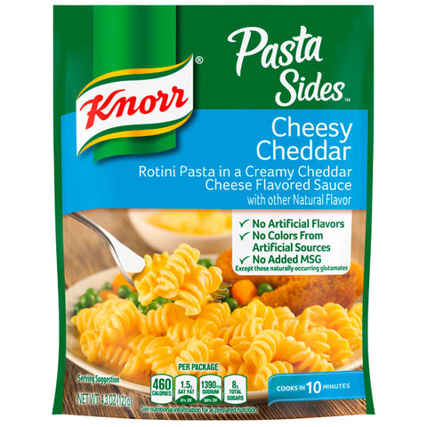 Knorr Pasta Sides Dish Cheesy Cheddar, 4.3 oz