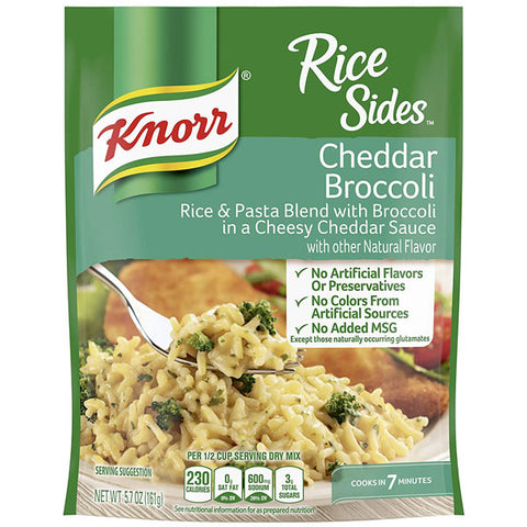 Knorr Rice Sides Cheddar Broccoli, 5.7 oz