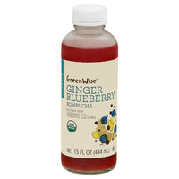 GreenWise Organic Kombucha, Ginger Blueberry, 15 fl oz.