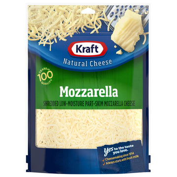 Kraft Mozzarella Shredded Cheese, 8 oz