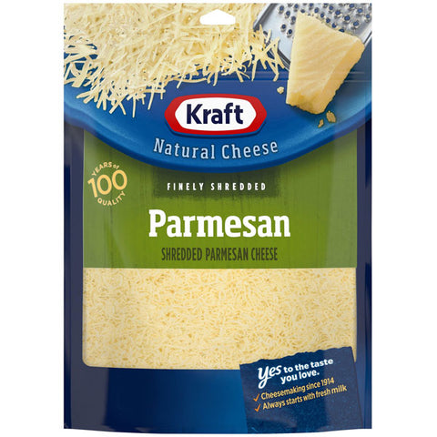 Kraft Finely Shredded Parmesan Cheese, 6 oz