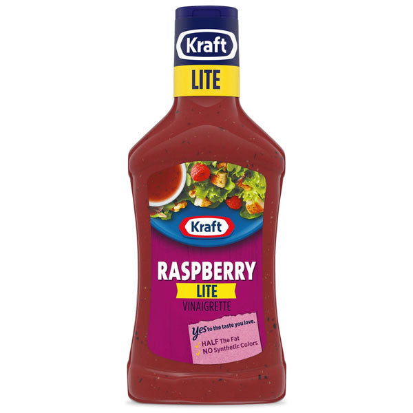 Kraft Raspberry Vinaigrette Lite Salad Dressing, 16 fl oz