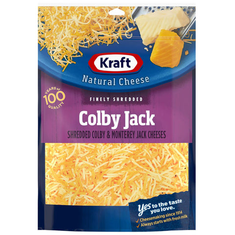 Kraft Finely Shredded Colby and Monterey Jack Cheese, 8 oz