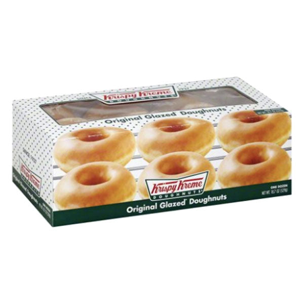 Krispy Kreme Original Glazed Doughnuts, 12 Ct