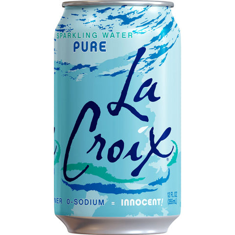 La Croix Pure Sparkling Soda Water, 8 Ct