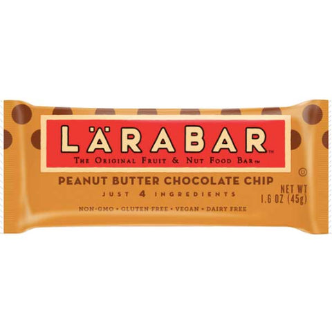 Larabar Gluten Free Bar, Peanut Butter Chocolate Chip, 5 Ct - Water Butlers