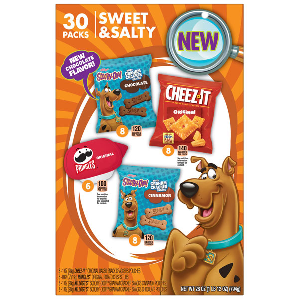 Kellogg's Sweet and Salty, Variety Pack, 30 Ct