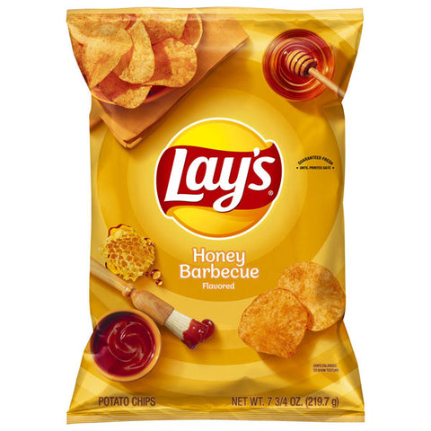 Lay's Potato Chips, Honey Barbecue Flavor, 7.75 oz